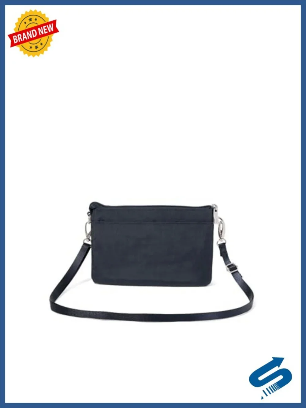 Lightweight Nylon Mini Crossbody Bag RFID Blocking Convertible Wristlet Clutch